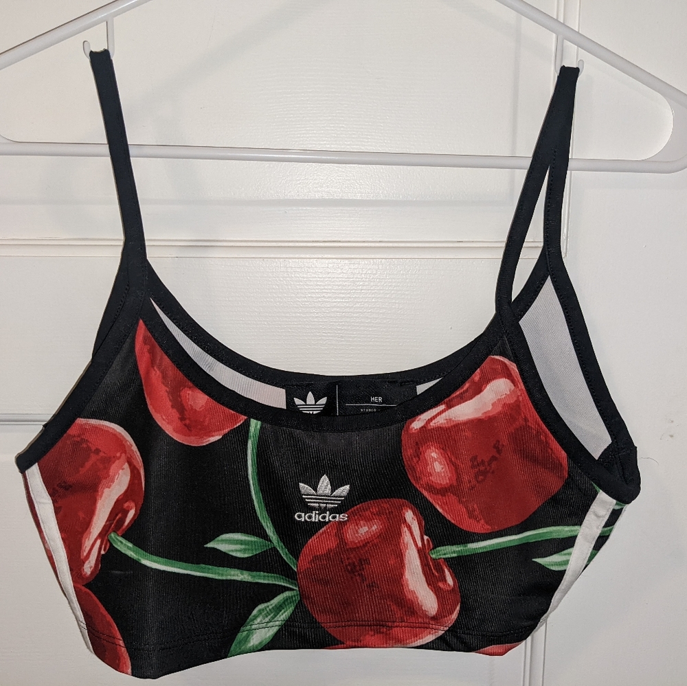 Adidas cherry bra